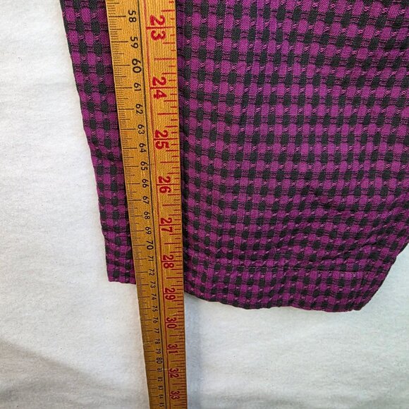 Dockers Levis Vintage Size 10 High Waist Trousers Pleated Houndstooth Deadstock - Picture 10 of 10